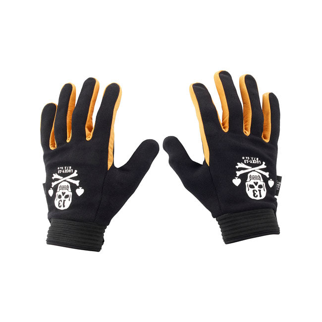 Lucky 13 Pirate Skull gloves