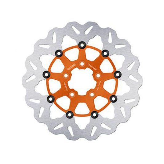 Galfer brake rotor Wave Floating, Orange, 292x5mm