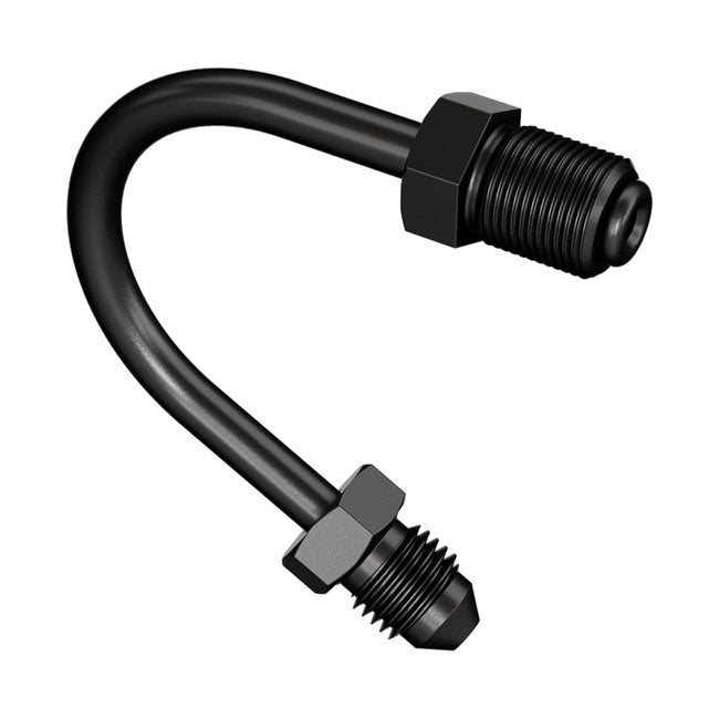 Goodridge, pipe fitting 150 degree ''U'' bend. Black zinc