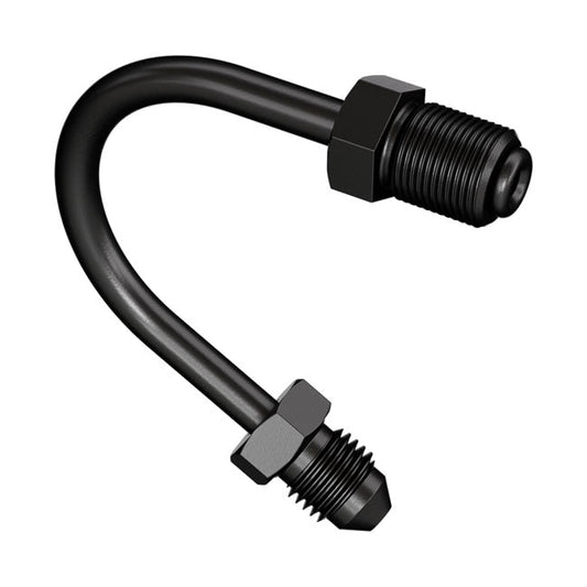 Goodridge, pipe fitting 150 degree ''U'' bend. Black zinc