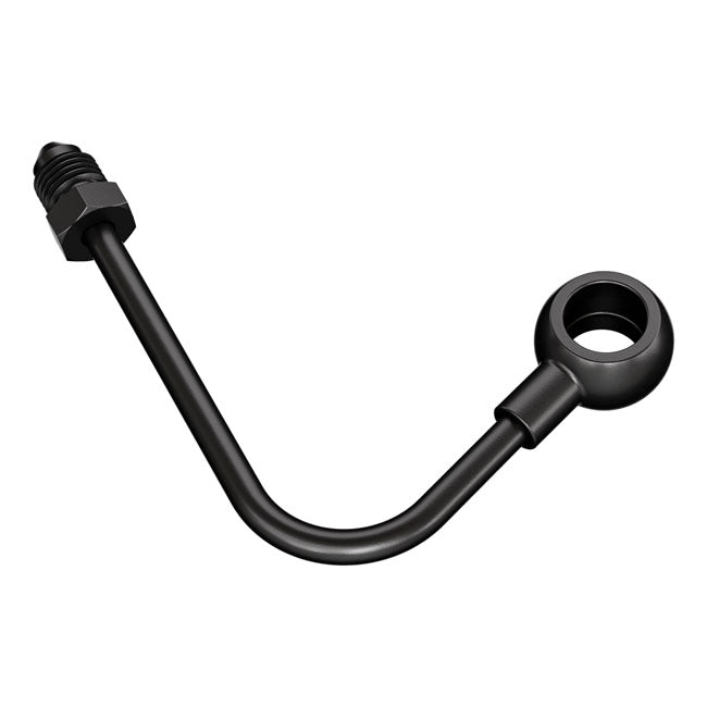 Goodridge ABS adapter front Black plated carbon