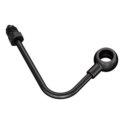 Goodridge ABS adapter front Black plated carbon