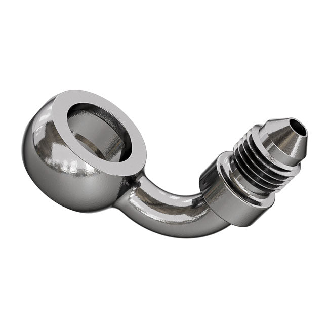 Goodridge 90° banjo adapter for use with M12 bolt