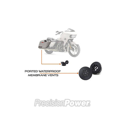 PrecisionPower, SBW saddlebag subwoofer left side