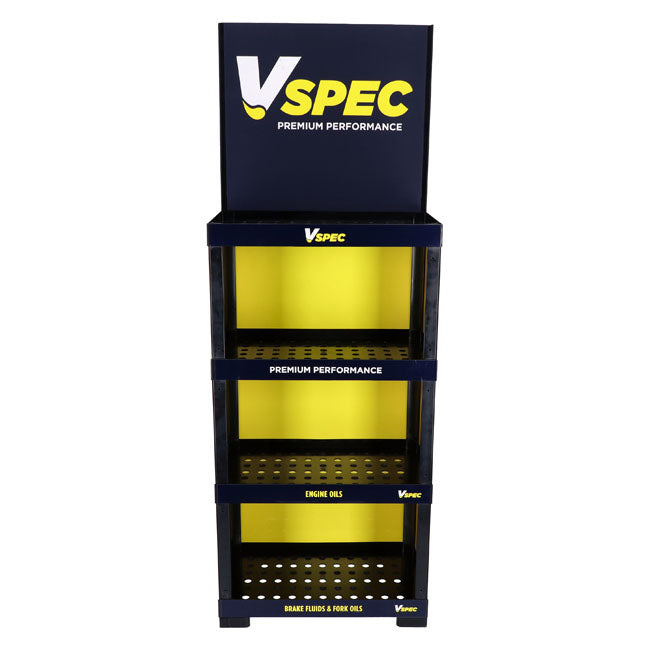 Vspec, oil display stand