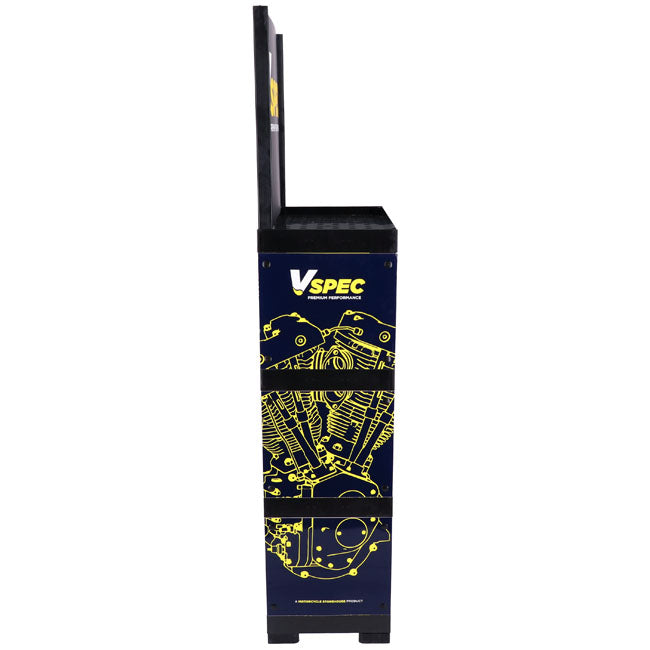 Vspec, oil display stand