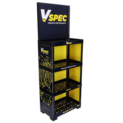 Vspec, oil display stand