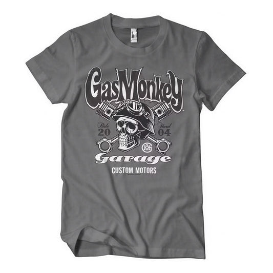 GMG Custom motors skull t-shirt