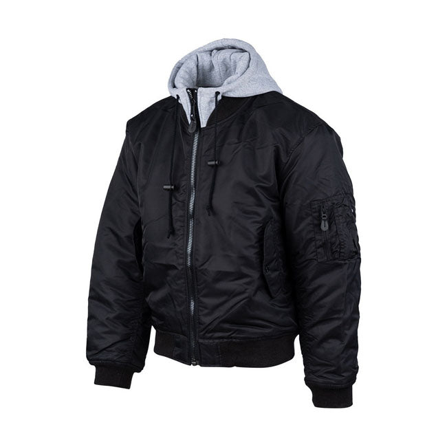 MA-1 Bomber hooded flight jacket