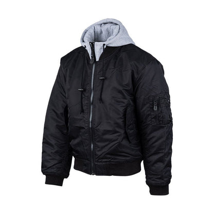 MA-1 Bomber hooded flight jacket