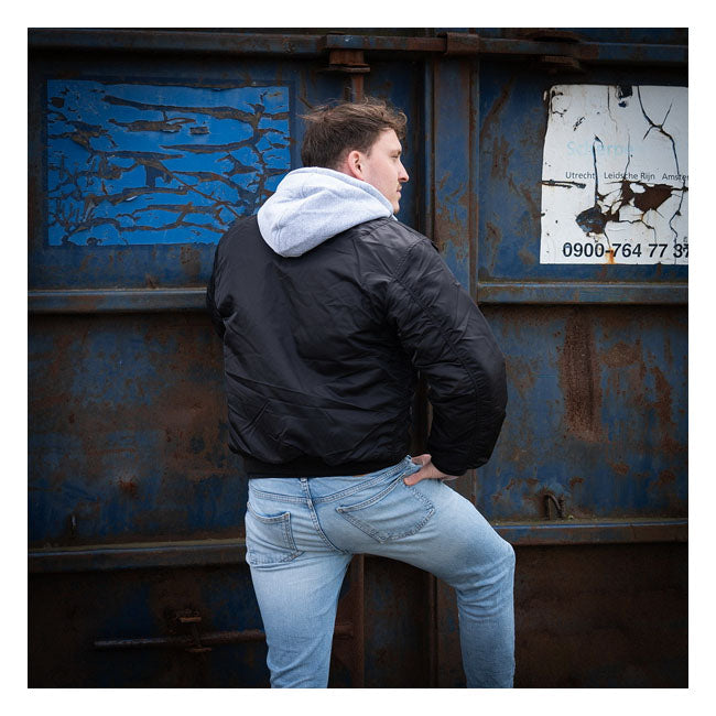 MA-1 Bomber hooded flight jacket
