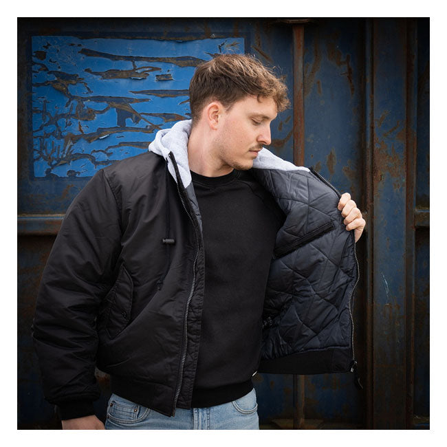 MA-1 Bomber hooded flight jacket