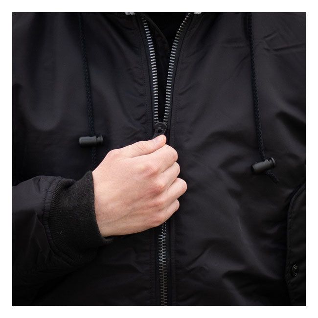 MA-1 Bomber hooded flight jacket