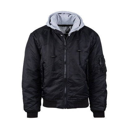 MA-1 Bomber hooded flight jacket