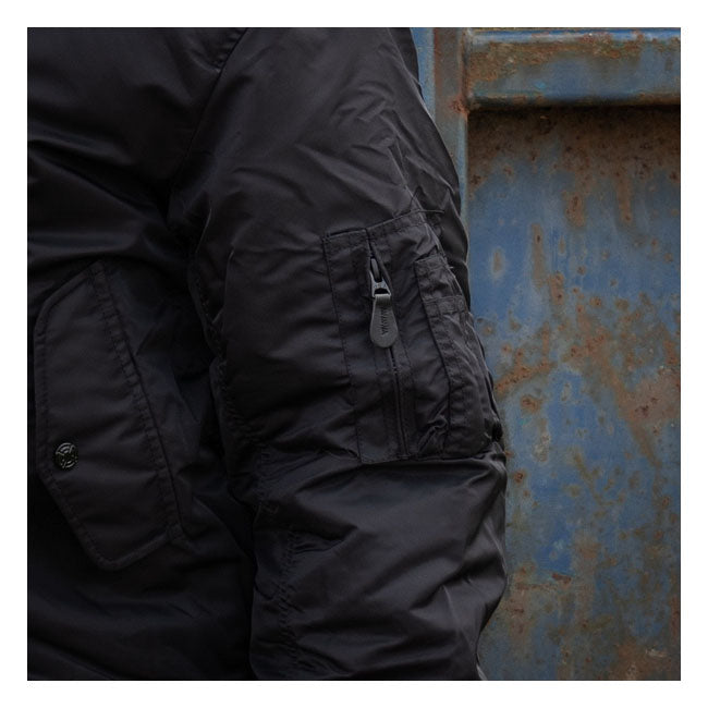 MA-1 Bomber hooded flight jacket