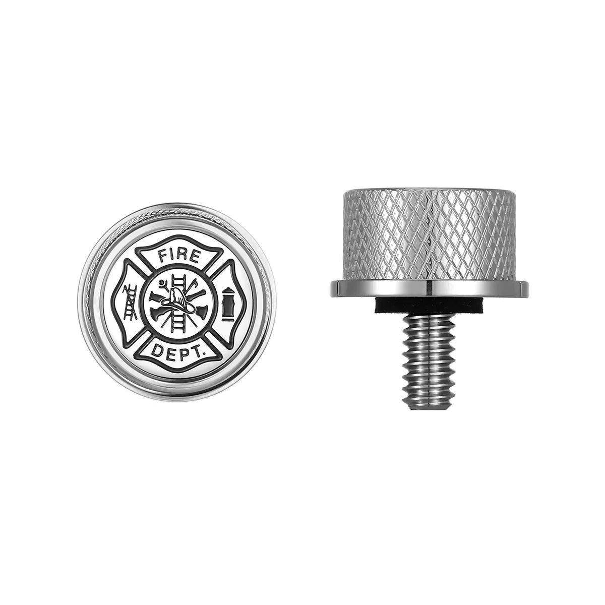 Stainless-Steel Maltese Cross - FIRE Seat Screw - image 1