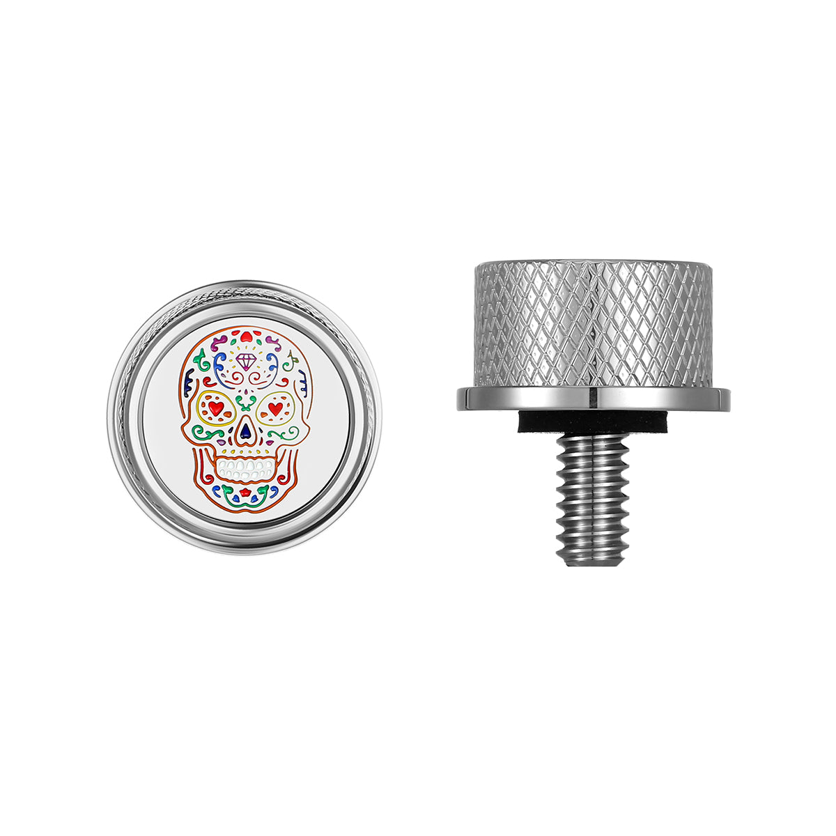 Stainless-Steel Sugar Skull Seat Screw - image 1
