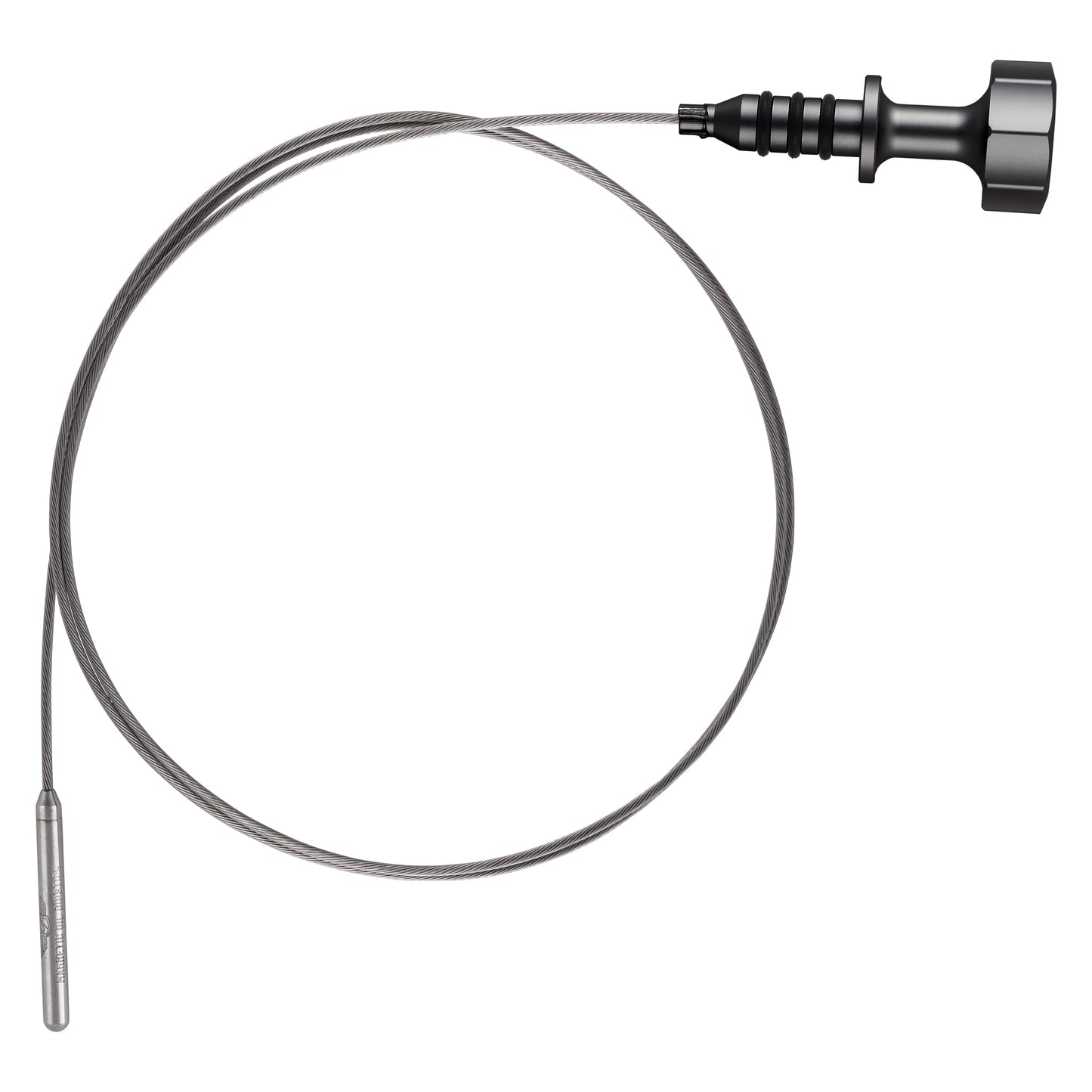 Performance Magnetic Engine Oil Dipstick for RAM 6.7L Cummins Turbo Diesel I6 - Curved Black - image 2