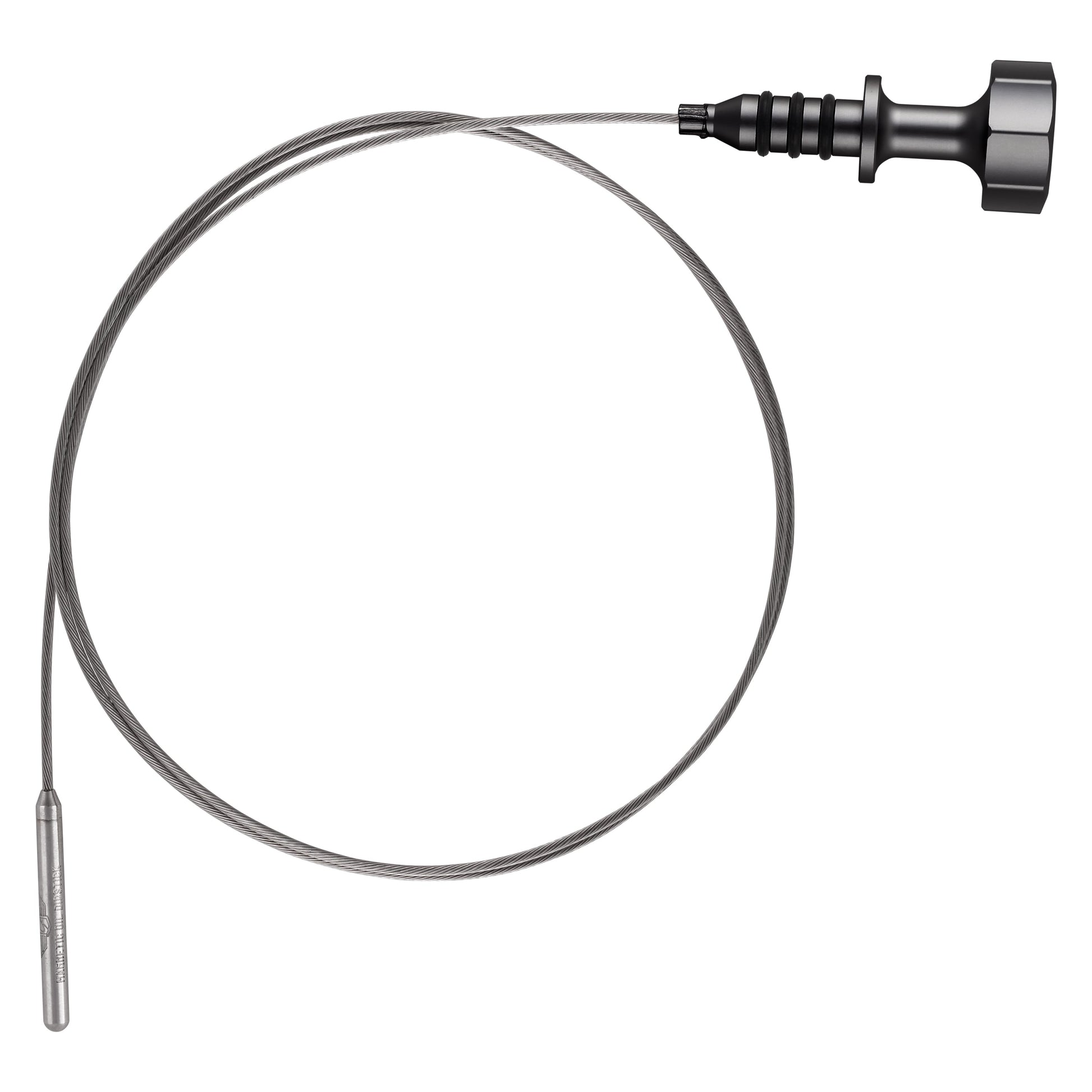 Performance Magnetic Engine Oil Dipstick for RAM 6.7L Cummins Turbo Diesel I6 - Curved Black - image 2