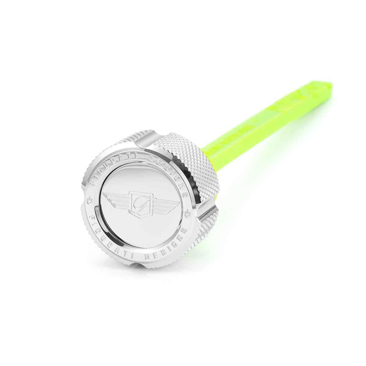 Magnetic Dipstick for Indian PowerPlus (2020-2024) - Knurled Silver - image 1