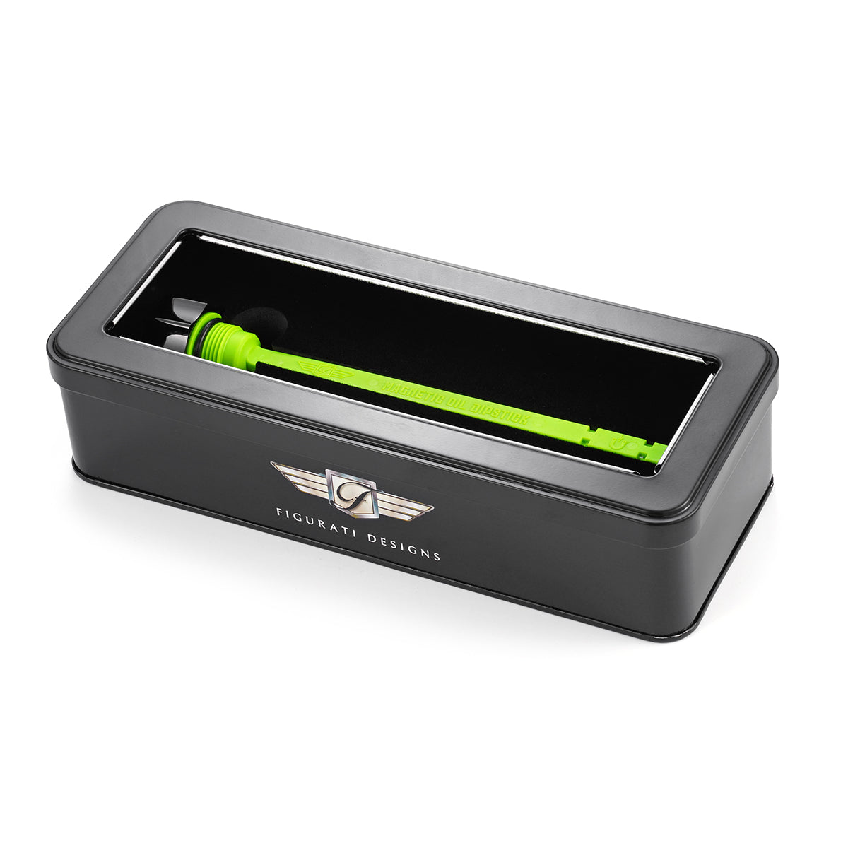Magnetic Dipstick for Indian ThunderStroke (2020-2025) - Curved Black - image 3