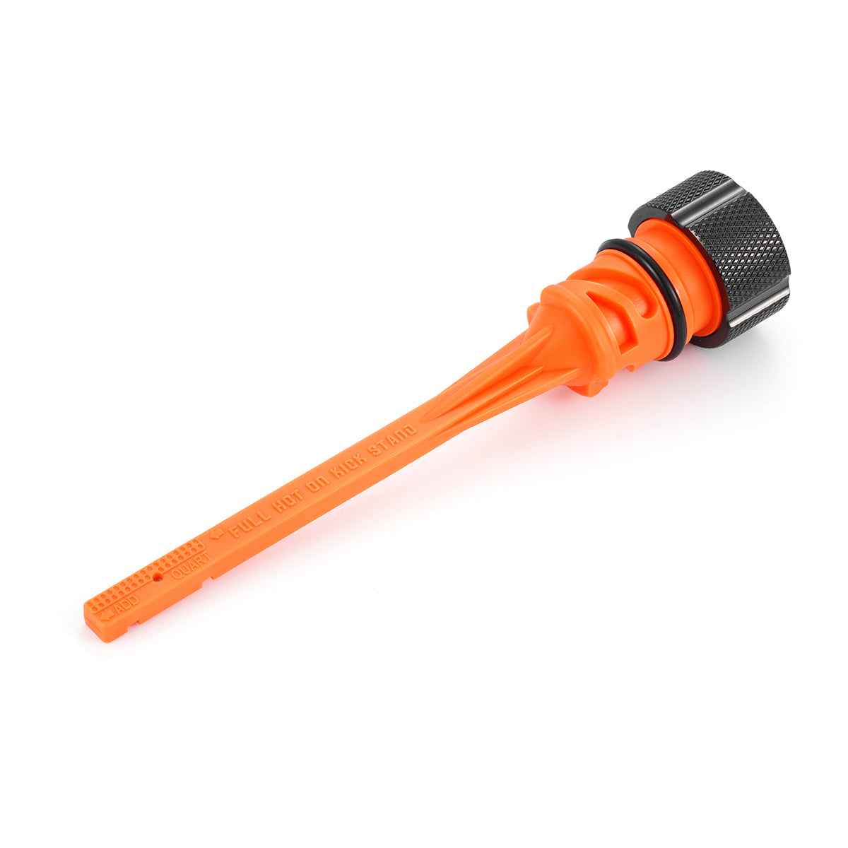 Custom Magnetic Dipstick for Harley-Davidson M8 Softail (2018-2026) - Knurled Black - Full Color - image 2