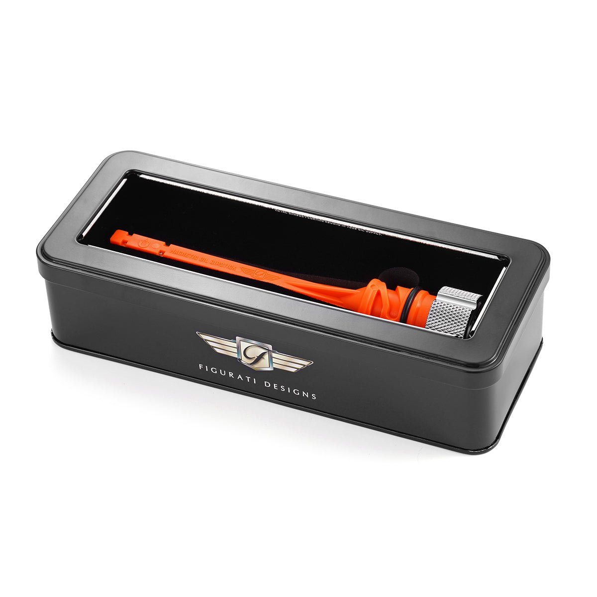 Custom Magnetic Dipstick for Harley-Davidson M8 Softail (2018-2026) - Knurled Silver - Full Color - image 3