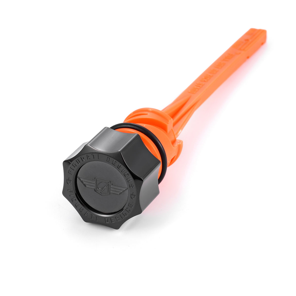 Magnetic Dipstick for Harley-Davidson M8 Softail (2018-2026) - Curved Black - image 1