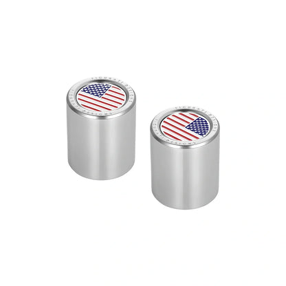 Harley-Davidson Stainless-Steel Red White & Blue American Flag Docking Covers - image 2