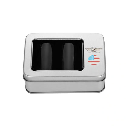 Harley-Davidson Stainless-Steel Black Red White & Blue American Flag Docking Covers - image 3