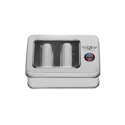 Harley-Davidson Stainless-Steel Red White and Blue American Flag Skull Docking Hardware - image 3