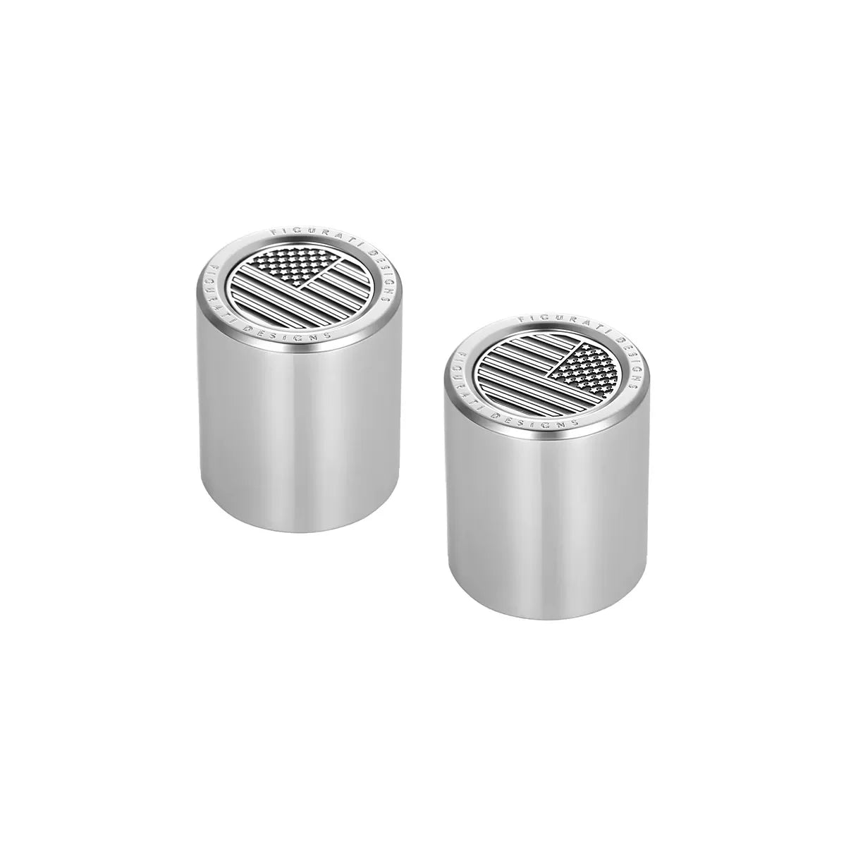 Harley-Davidson Stainless-Steel American Flag Docking Covers - image 2