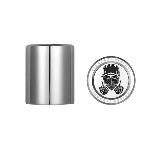 Harley-Davidson Stainless-Steel Masked Skull Docking Hardware - image 1