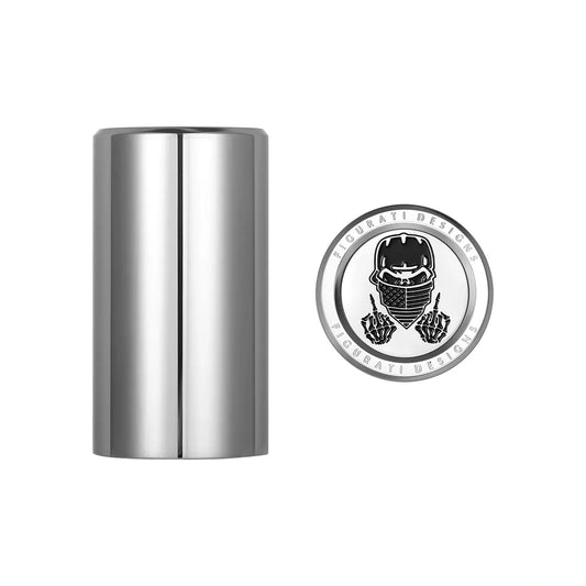 Harley-Davidson Stainless-Steel Masked Skull Docking Hardware - image 1