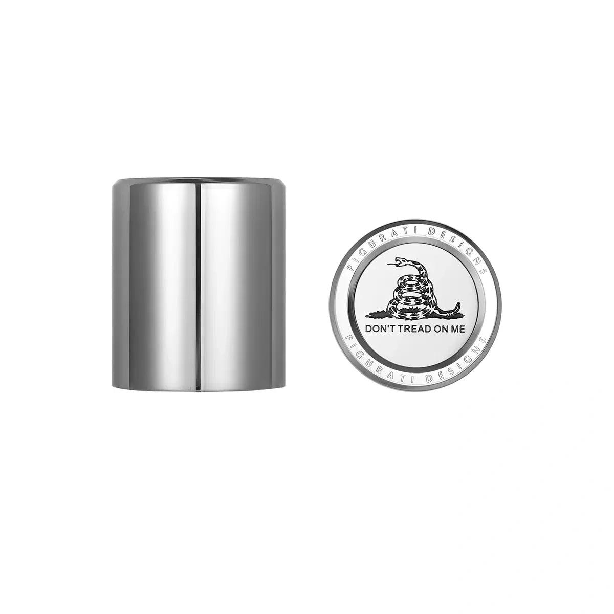 Harley-Davidson Stainless-Steel Don't Tread on Me Docking Hardware - image 1
