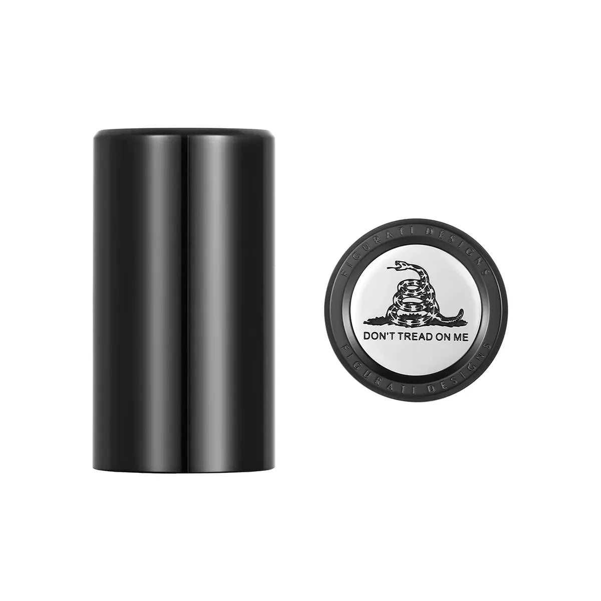 Harley-Davidson Stainless-Steel In Black Don't Tread On Me Docking Hardware - image 1