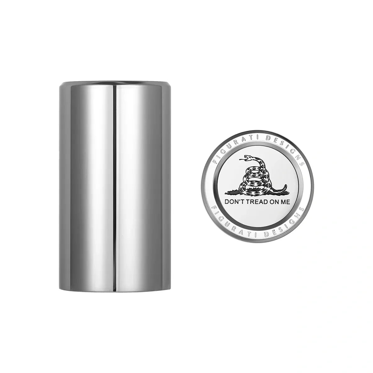 Harley-Davidson Stainless-Steel Don't Tread On Me Docking Hardware - image 1