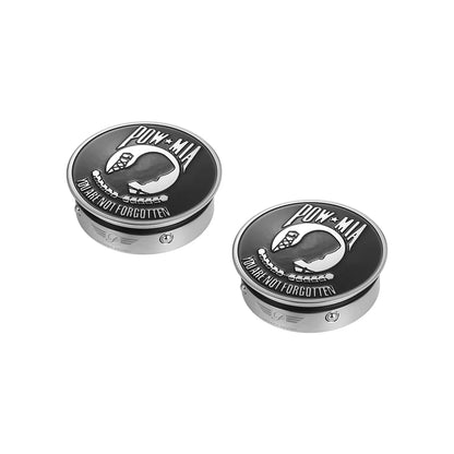 Harley-Davidson Stainless-Steel / Black Swing Arm Covers POW You are Not Forgotten - image 2