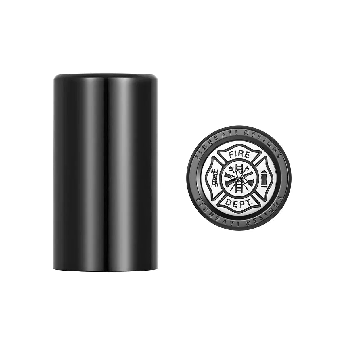 Harley-Davidson Stainless-Steel In Black Maltese Cross - FIRE Docking Hardware - image 1