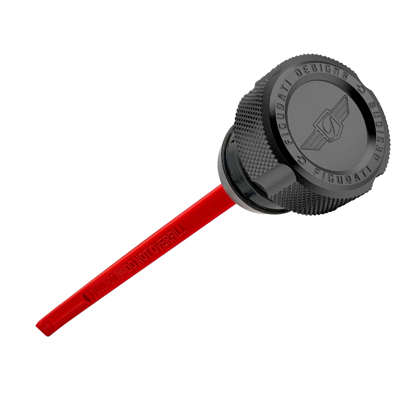 Performance Magnetic Dipstick for Harley-Davidson Dyna (1999-2005) - Knurled Black - image 1