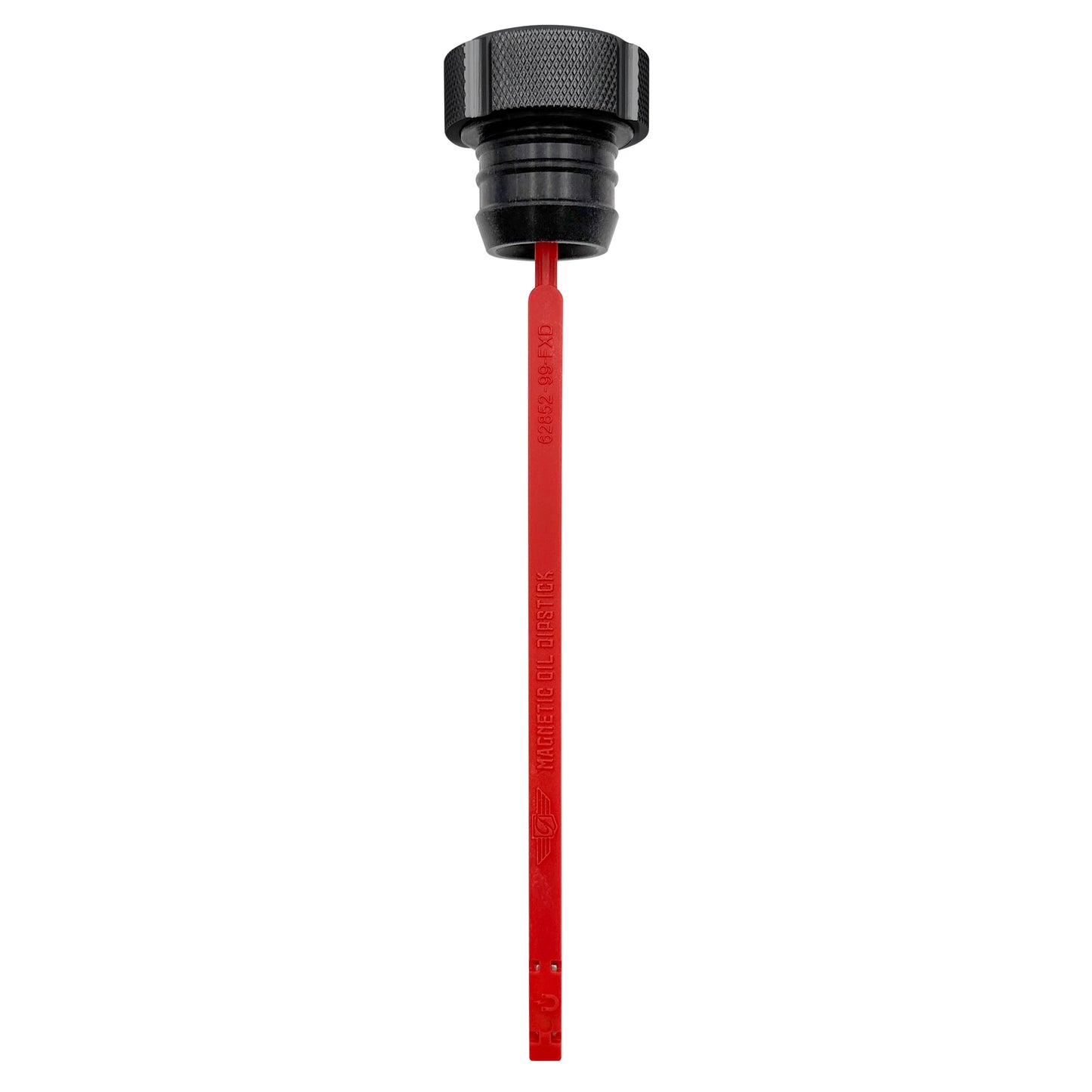 Magnetic Dipstick for Harley-Davidson Dyna (1999-2005) - Knurled Black - image 3