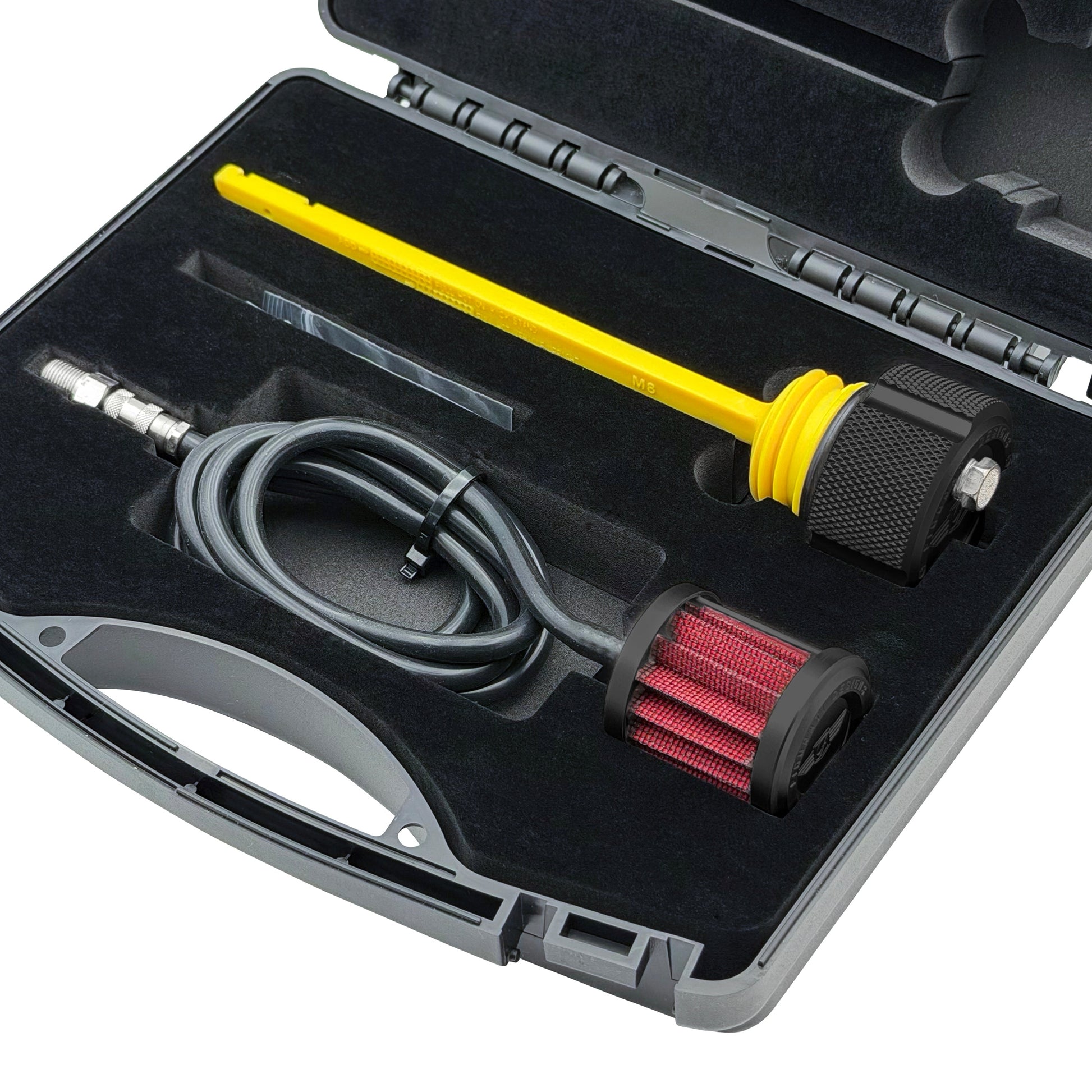 Performance Vented Dipstick for Harley-Davidson Touring M8 (2017-2026) - Knurled Black - image 5