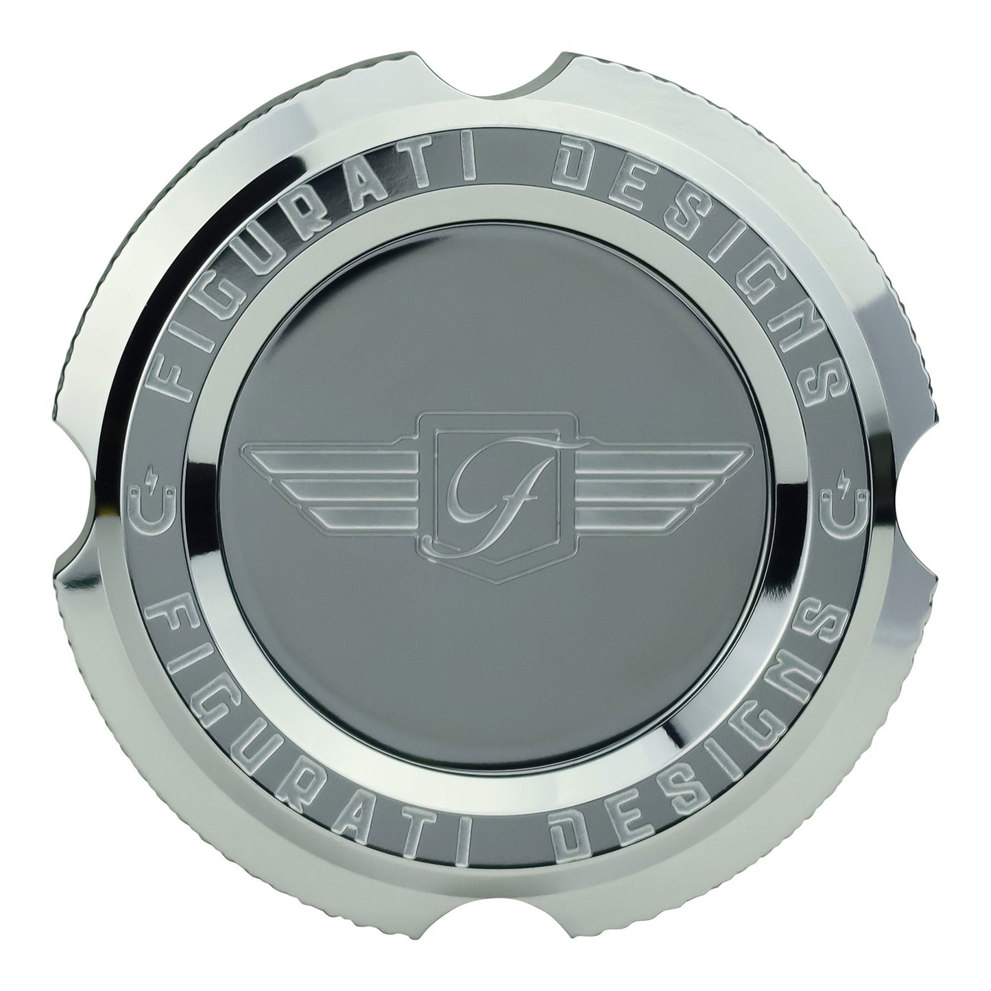 Magnetic Dipstick for Harley-Davidson Touring M8 (2017-2026) - Knurled Silver - image 1