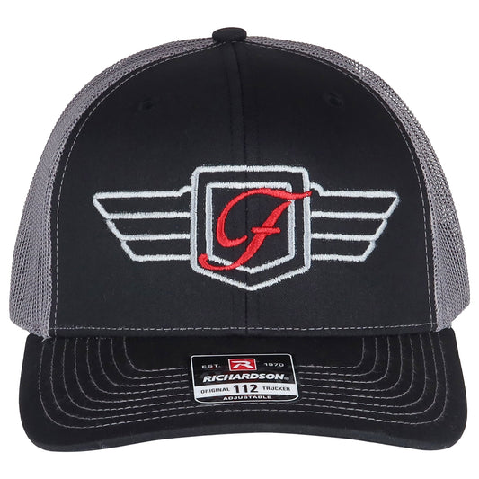 Figurati Designs Performance Trucker Hat - Silver & Red - image 1