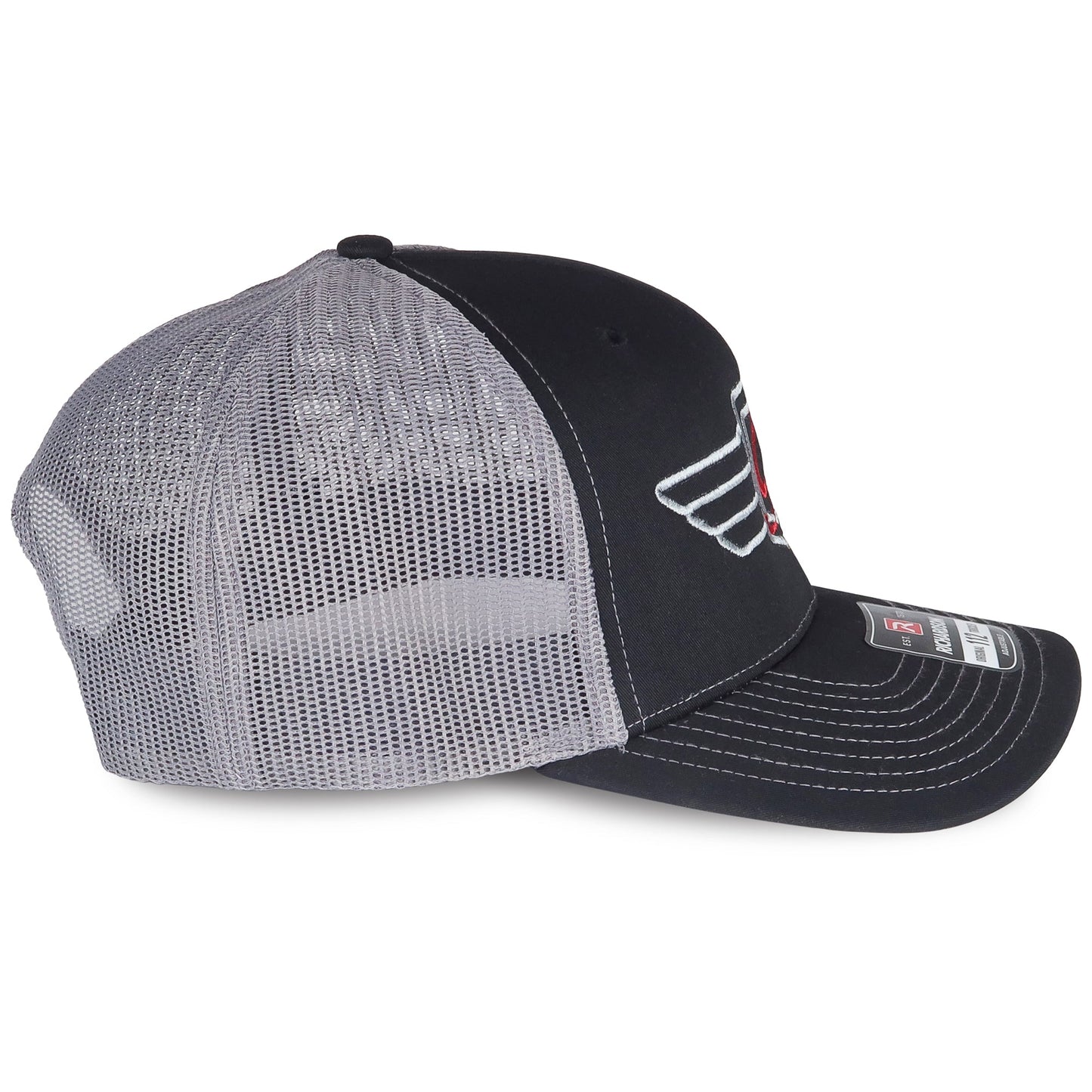 Figurati Designs Performance Trucker Hat - Silver & Red - image 3
