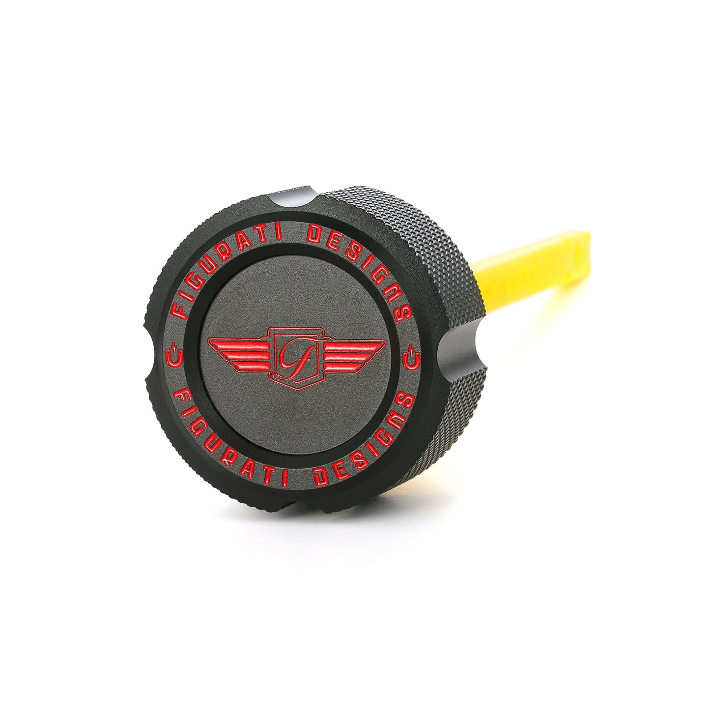 Figurati Designs 5 Year Anniversary Limited Edition Performance Dipstick for Harley-Davidson Touring M8 (2017-2026) - Knurled Black - image 1