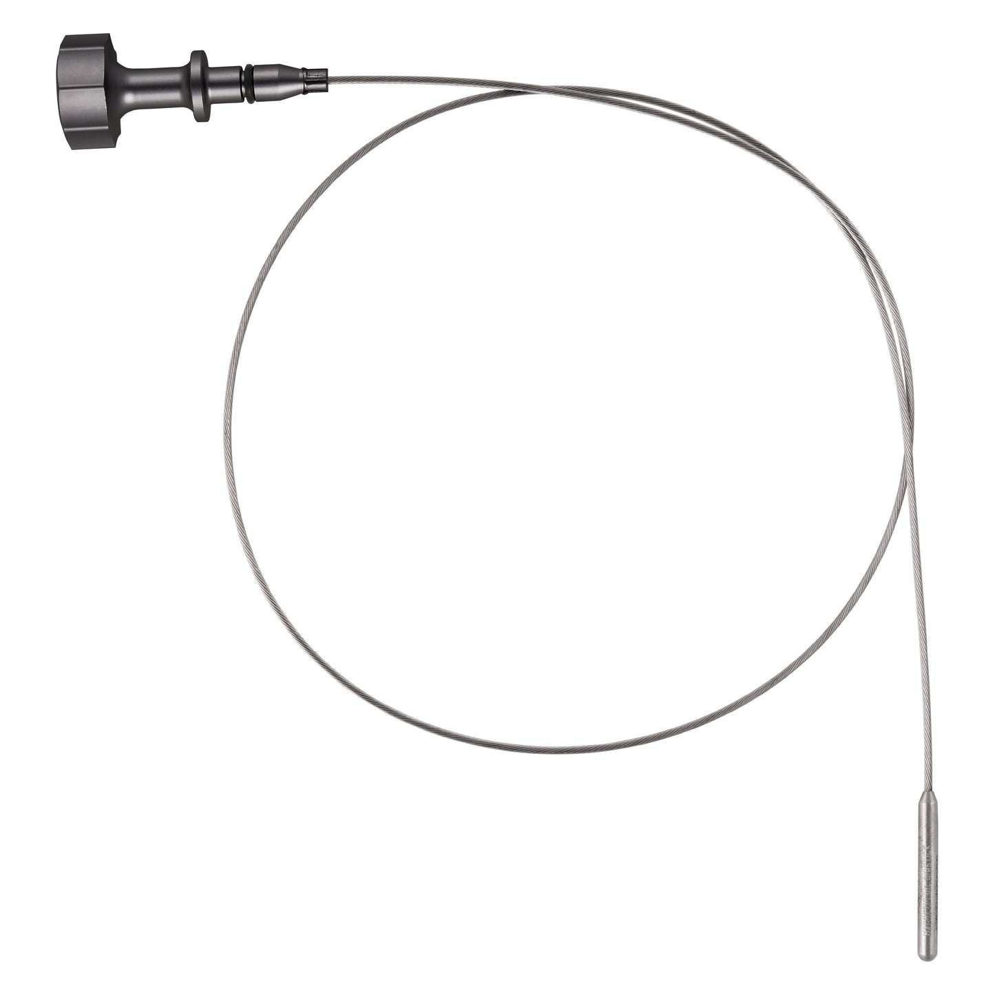 Performance Magnetic Engine Oil Dipstick for GM 6.6L V-8 L5P Duramax Turbo-Diesel - Curved Black - image 2