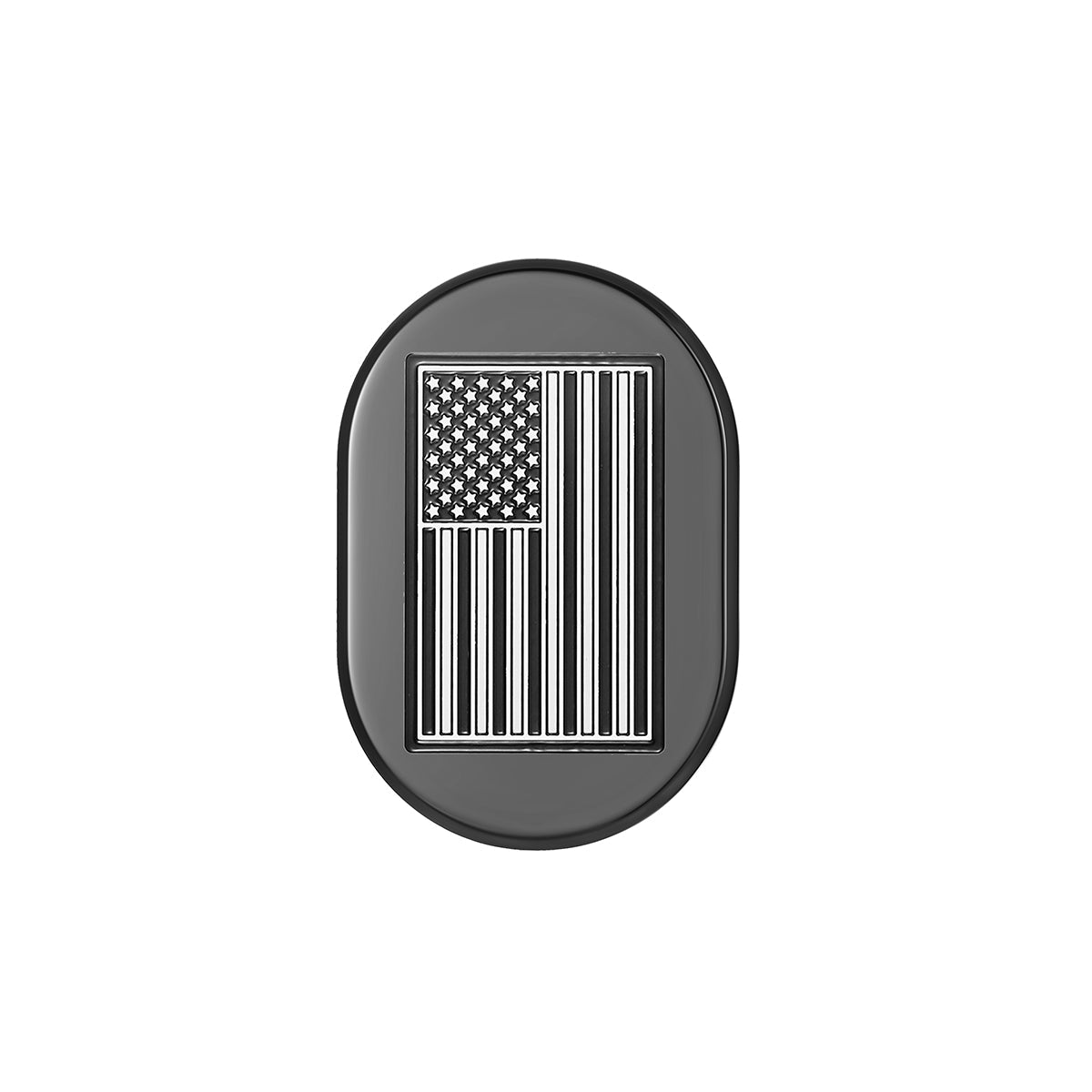 Harley-Davidson Black Contrast Cut American Flag Antenna Cover - Left - image 1