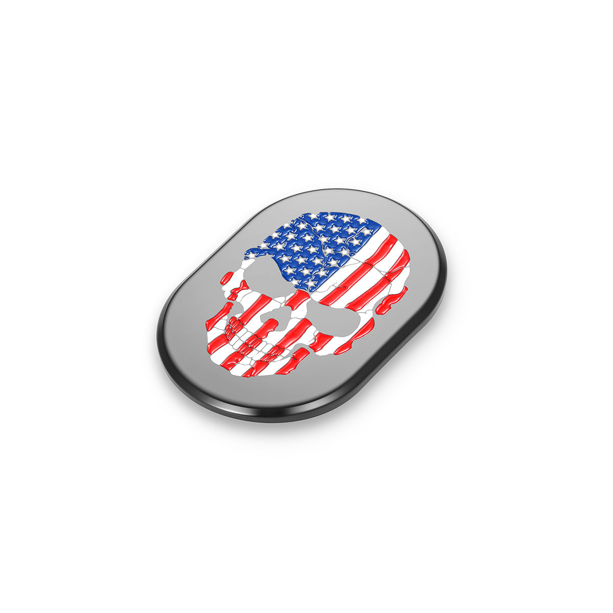 Harley-Davidson Black Red White & Blue Skull Antenna Cover - Right - image 2