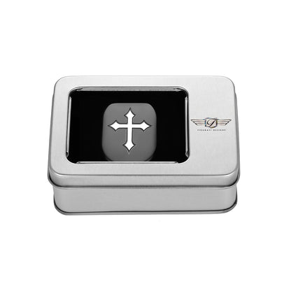 Harley-Davidson Black/Silver Cross Antenna Cover - Right - image 3